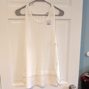 White Sleeveless Top